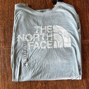Blue North Face t-shirt